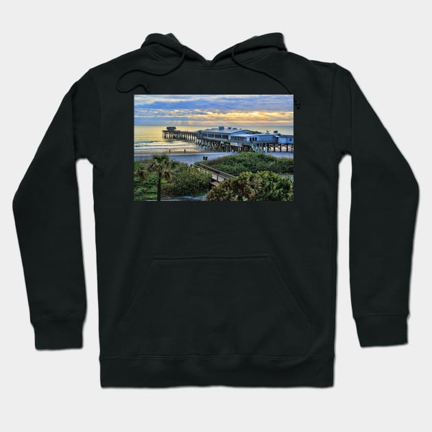 Cocoa Beach Pier Hoodie by tgass
